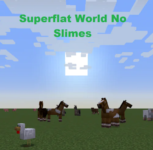 Superflat World No Slimes [1.20.2] [1.20.1] [1.20] [1.19.4]